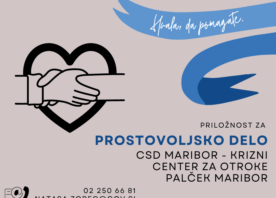 Prostovoljsko delo v Kriznem centru za otroke Palček Maribor