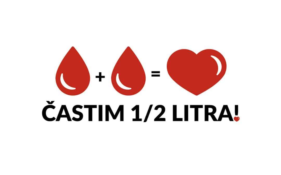 Študentska krvodajalska akcija “Častim ½ litra