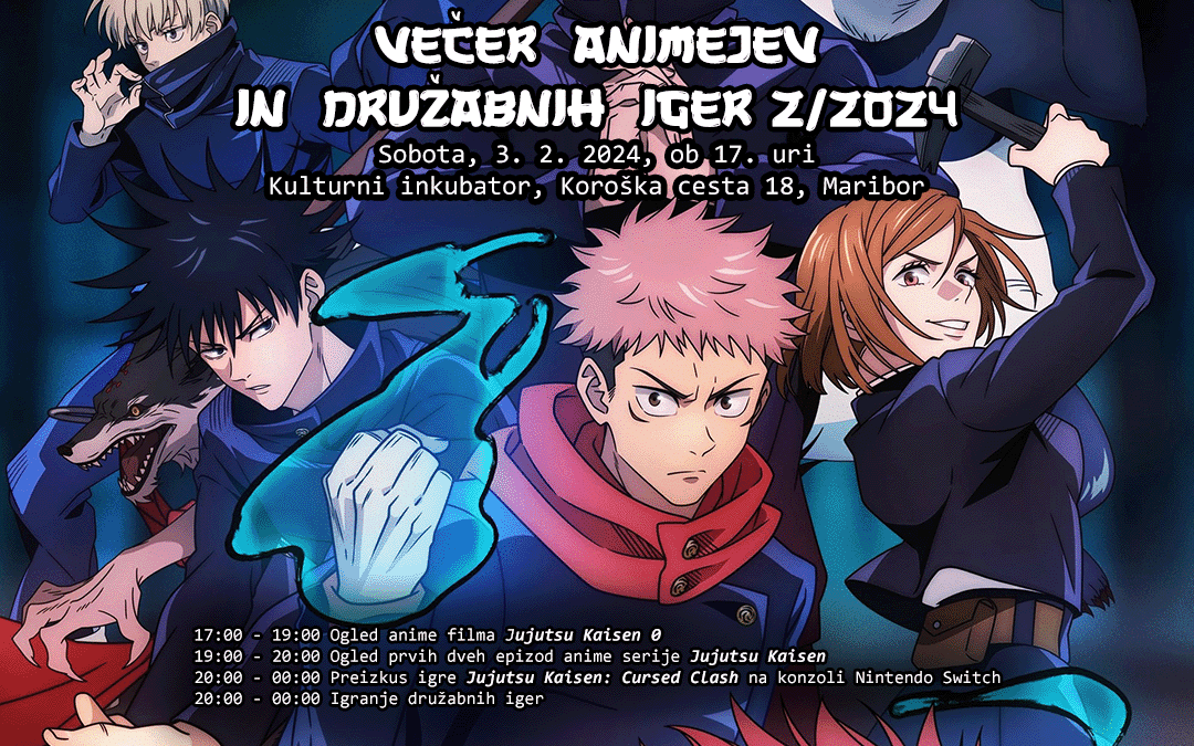 Večer animejev in družabnih iger 2/2024