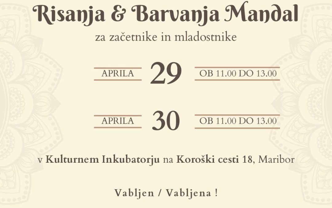 Brezplačne delavnice mandal