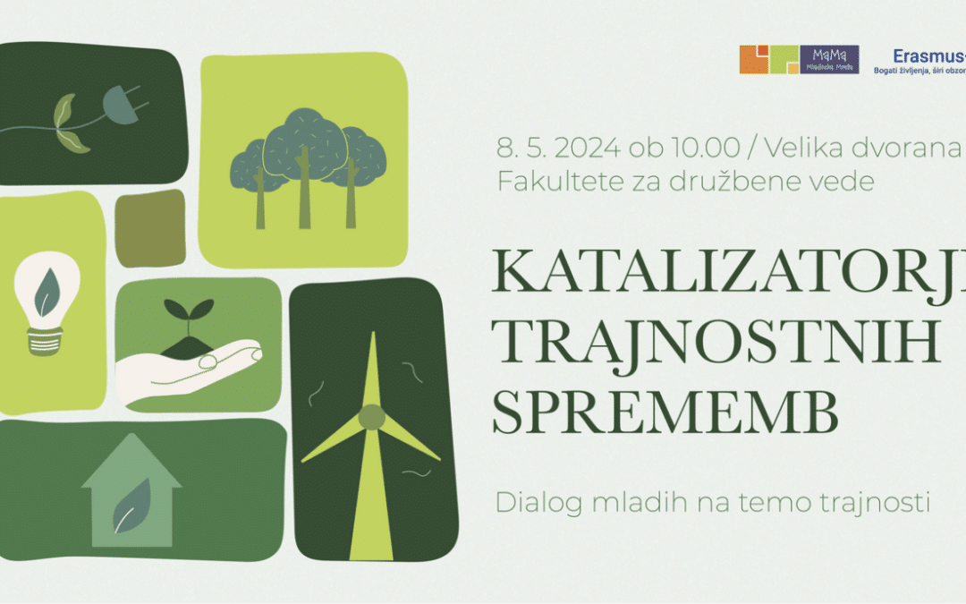 Vabilo na nacionalno konferenco mladinskega dialoga: Katalizatorji trajnostnih sprememb