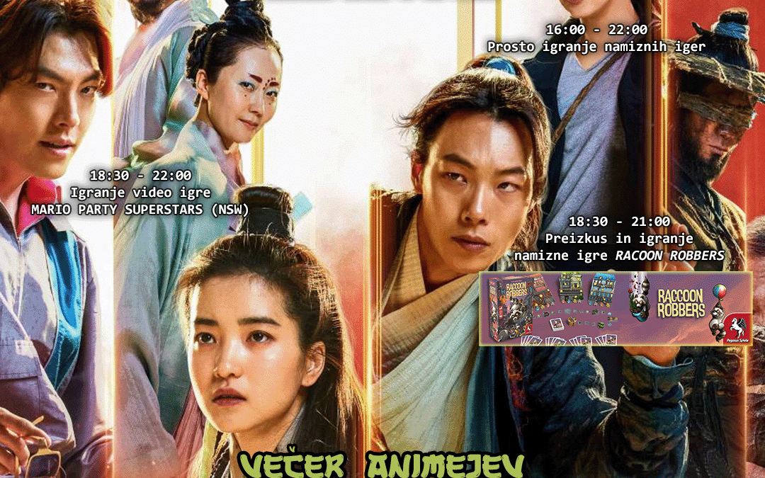Večer animejev in družabnih iger 13/2024