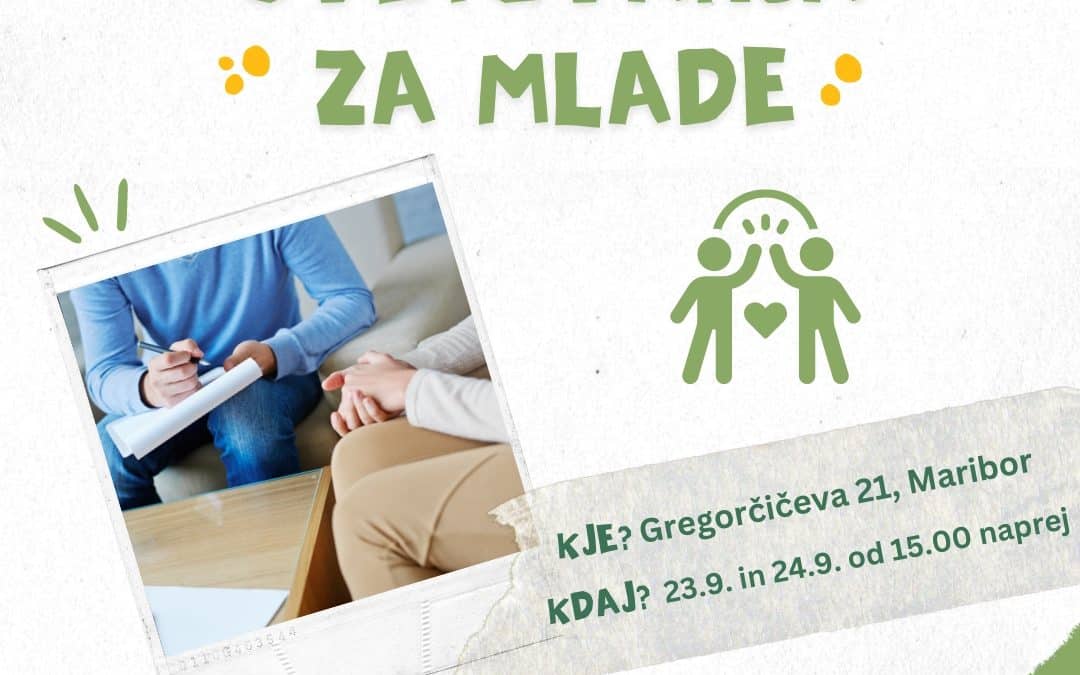 📢 Vabljeni na svetovanje za mlade! 🌟