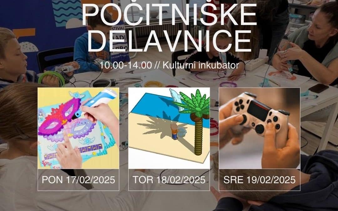 POČITNIŠKE DELAVNICE: TRIDIMENZIONALNO USTVARJANJE