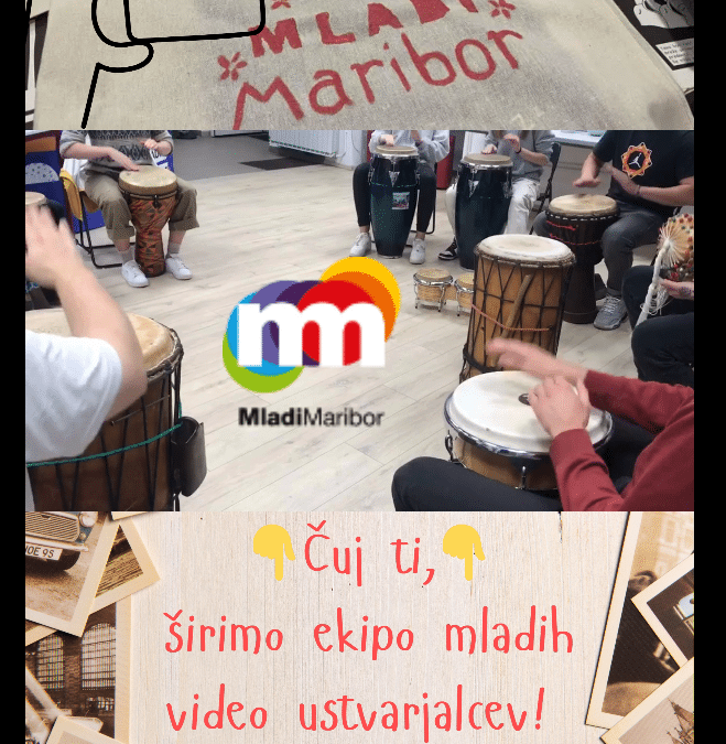 Mladi Maribor išče mlade ustvarjalce video vsebin