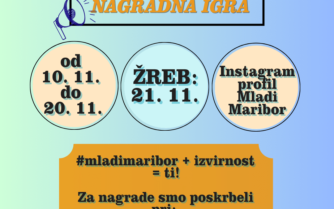 🎉 MLADIBORSKA NAGRADNA IGRA: #MladiMaribor dogaja! 🎉