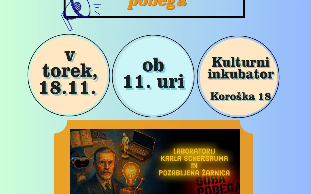 🧩 SOBA POBEGA: Laboratorij Karla Scherbauma in pozabljena žarnica
