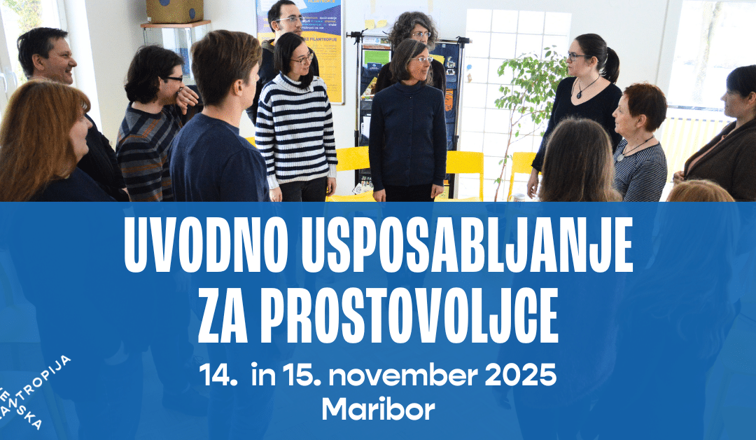 Uvodno usposabljanje za prostovoljce – Maribor
