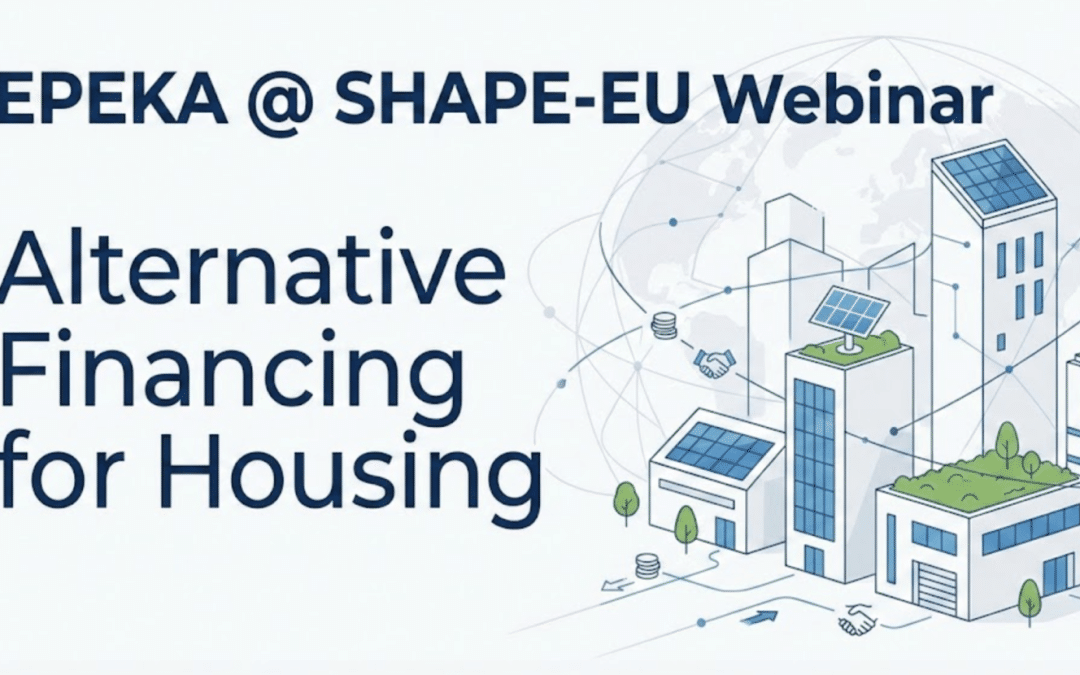 Webinar o alternativnem financiranju dostopnih stanovanj