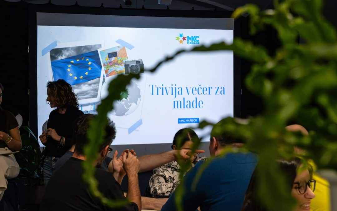 Mladinski družabni večer aprila v znamenju Evrope