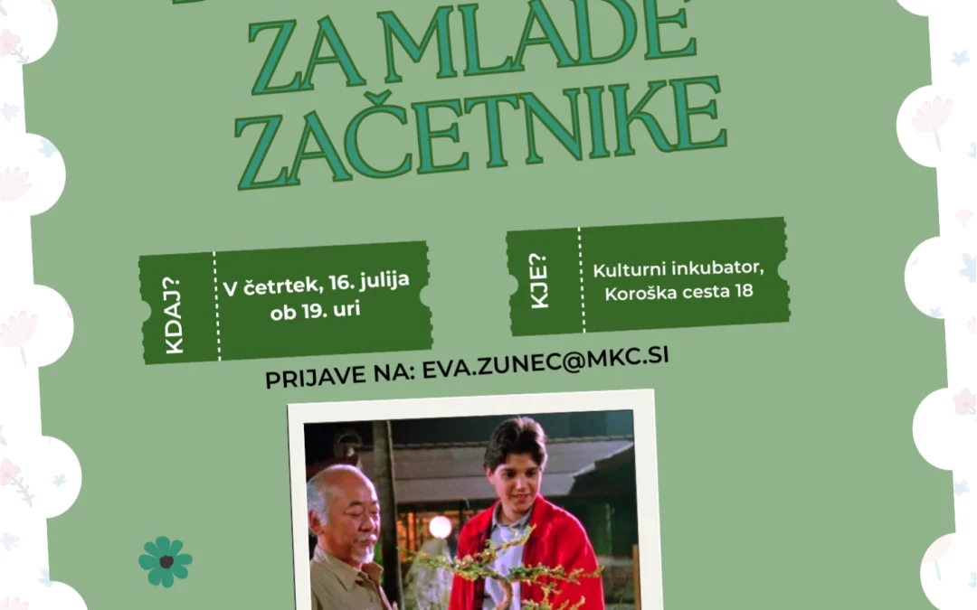 Mladinski družabni večer: Osnove bonsajizma za mlade začetnike